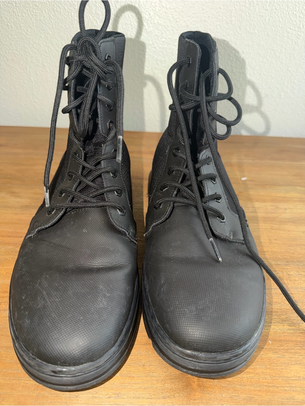 Dr. Martens Men's Black Lace-Up Tactical Boots